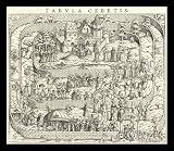 David Kandel (Tabula Cebetis - The path of virtue) Gold Wood-Mounted Art Poster Print - 13