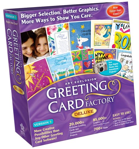 Art Explosion Greeting Card Factory Deluxe 5.0