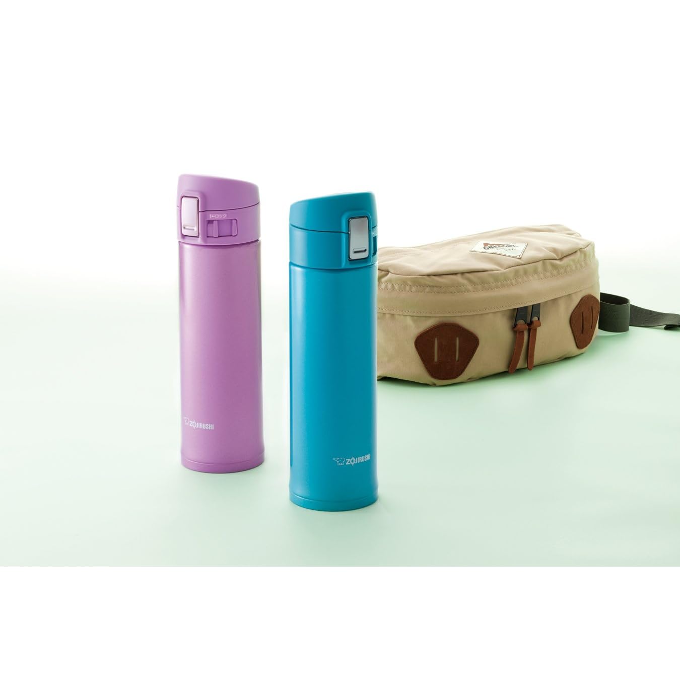 New ZOJIRUSHI 480ml Vacuum Stainless Mug Thermos SMKB48AW Blue From