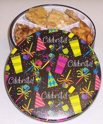 Scott's Cakes 3 Peanut Combo in a Celebrate Tin by Scott's Cakes