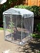 Lucky Dog 4-by-4-by-6 Foot CL64410 Hi-Rise Chain-Link Deck/Patio Kennel