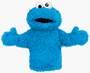 Childrens Toyshop  Toys : Sesame Street Cookie Monster Hand Puppet