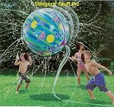 Banzai drinking water Slide:Six red flags Aqua golf ball Splash
