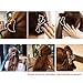 Anself 12pcs Plastic Colorful Transparent Hairdressing Tool Butterfly Hair Claw Salon Section Clip Clamps