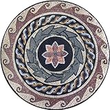 Marble Mosaic Stone Art Tile Wall Floor Decor, 32
