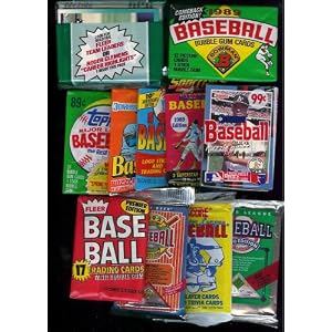 75 Vintage Unopened Packs of Baseball Cards, Football Cards and Basketball Cards (All From... by