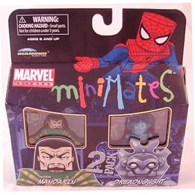  Marvel Minimates Series 36 Mini Figure 2Pack Modern Mandarin Dreadnought