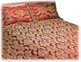 Malibu Shores Jacquard 4-Piece Queen Comforter Set, Burgundy