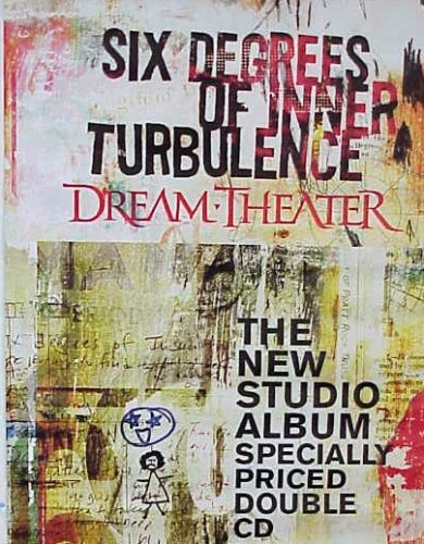 Dream Theater (Six Degrees of Inner Turbulence, Original, Double-Sided) Music Poster Print - 18