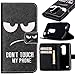 LG Leon Case, LG Tribute 2 Case, Harryshell(TM) Kickstand Wallet Folio Leather Flip Case Cover with Credit Card Slot for LG Sunset/ LG Leon / LG Power/ LG Destiny/ LG Tribute 2 / LG Risio