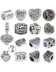 Art and Craft Supply: Timeline Treasures European Style Charm Bracelet Beads Fits Pandora Family Love - The Knights Treasure