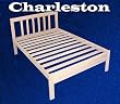 Charleston Solid Hardwood Platform Bed Frame - Twin Size
