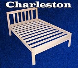 Charleston Solid Hardwood Platform Bed Frame - Twin Size