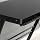 Glass Metal Black Computer Desk
