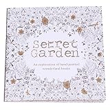 GoEa Young Adult Kids English Version Secret Garden Coloring Book 20 Pages