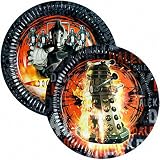 Doctor Who New Party Plates, pk 8