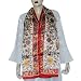 Printed Scarves Satin Silk India 22 X 72 inches