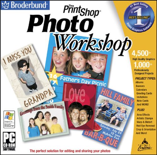 Childrens Toyshop  Software : The Print Shop: Photo Workshop (jewel Case)