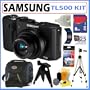 Samsung TL500 10MP Digital Camera with 3x Optical Zoom and 3-inch Swivel LCD + 8GB Accessory Kit