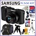 Samsung TL500 10MP Digital Camera with 3x Optical Zoom and 3-inch Swivel LCD + 8GB Accessory Kit