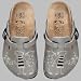 Birkis Clogs ''Woodby'' aus Birko-Flor in first date grey mit schmalem Fussbett