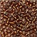 Toho Round Seed Beads 8/0 #34 ‘Silver Lined Smoky Topaz’ 8 Gram Tube