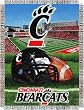 Cincinnati Bearcats Home Field Advantage Woven Tapestry 48x60 Throw Blanket - NCAA College Athletics