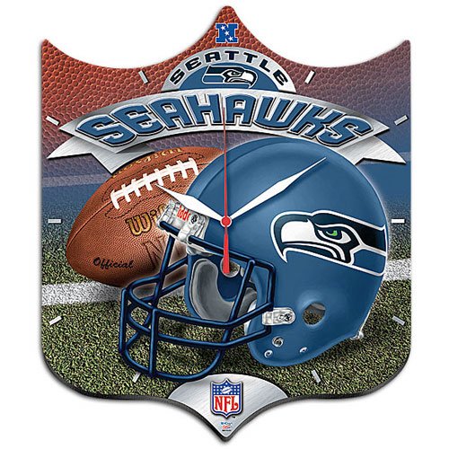 Click here to buy Seahawks WinCraft NFL High-Definition Clock.