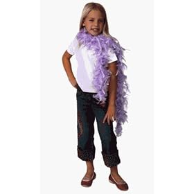 60971 Feather Boa Lavender Princess Glamour Diva Dressup Play