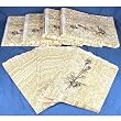 500 Paper Gift Bags Gold Shopping Sales Tote 8.5 x 11"