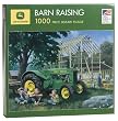 Great American Puzzle Factory John Deere Barn Raising 1000 Piece Jigsaw Puzzle