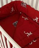Alabama Crimson Tide Logo Team Colors Crib Bedding Set