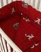 Alabama Crimson Tide Logo Team Colors Crib Bedding Set