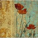 Poppies I - 16 X 16"
