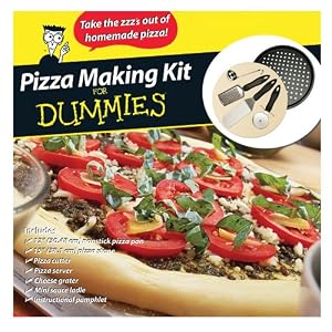 Click here to buy For Dummies 1268 Pizza Making 6-Piece Kit by For Dummies.