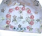 Produkt-Bild: Babyarmband - Namensarmband - Geburtsarmband - Taufarmband - Armband mit Namen - Glitzer - rosa