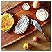 Wall2Wall Stainless Steel Straight Edge Wide Butter Spreader Deluxe Sandwich Cream Cheese Condiment Knives Set Kitchen Tools, Wood Handle, 8” (8)