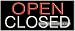 Closed Neon Sign
