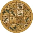 Cayman Isle Rug - Pale Topaz (7'7" Round)