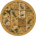 Cayman Isle Rug - Pale Topaz (7'7" Round)