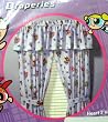 Powerpuff Girls Draperies - Heart 2 Heart 2 panel window drapes