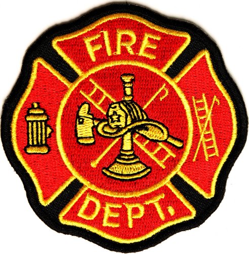 Fire Dept Patch - By Ivamis Trading - 3x3 inch