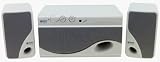 Micro Innovations MM300S 2.1 Computer Speakers (3-Speaker, Black & White)