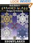 Stained Glass Designs for Coloring Snowflakes