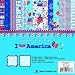 Best Creation 6 by 6-Inch 22 Page Glitter Paper Pad with Die-Cuts, I Love America