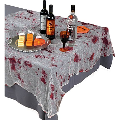 Bloody Gauze Halloween Table Cover