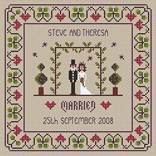 Little Dove Designs The Wedding Cross Stitch Kit