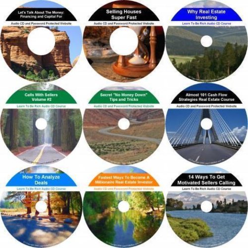 The Advanced No Money Down, Flexible Seller, Home Based Real Estate Mentoring System on 9 CDs