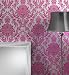 Neon Damask Wallpaper