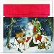 Winter Santa Scene Christmas Cards -